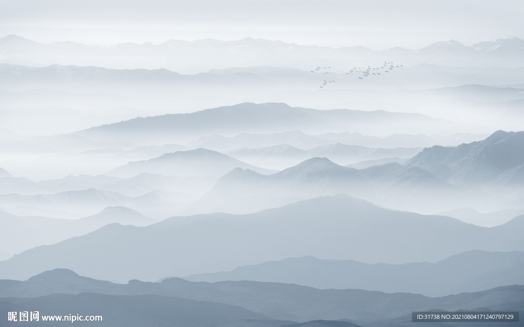 水墨山水画