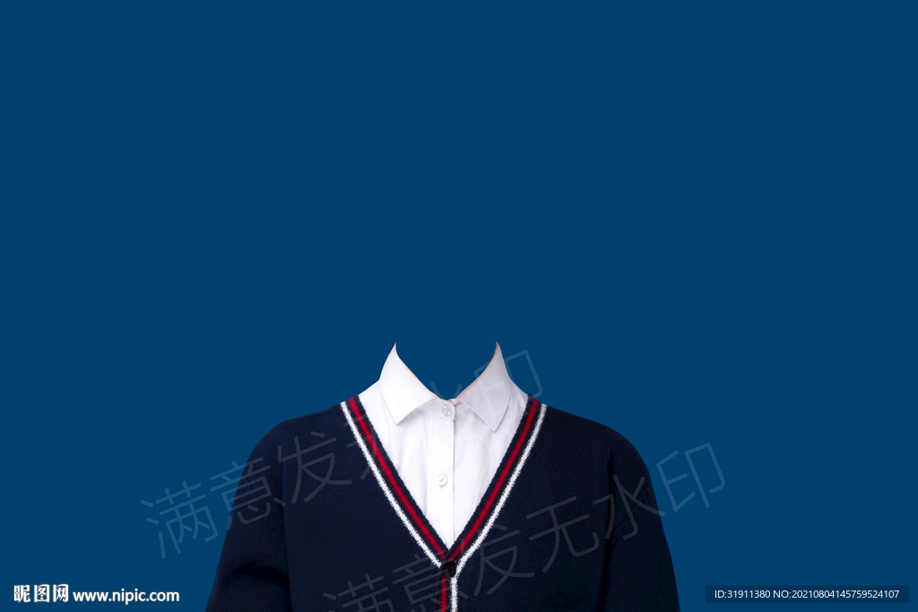 女生jk证件照衣服