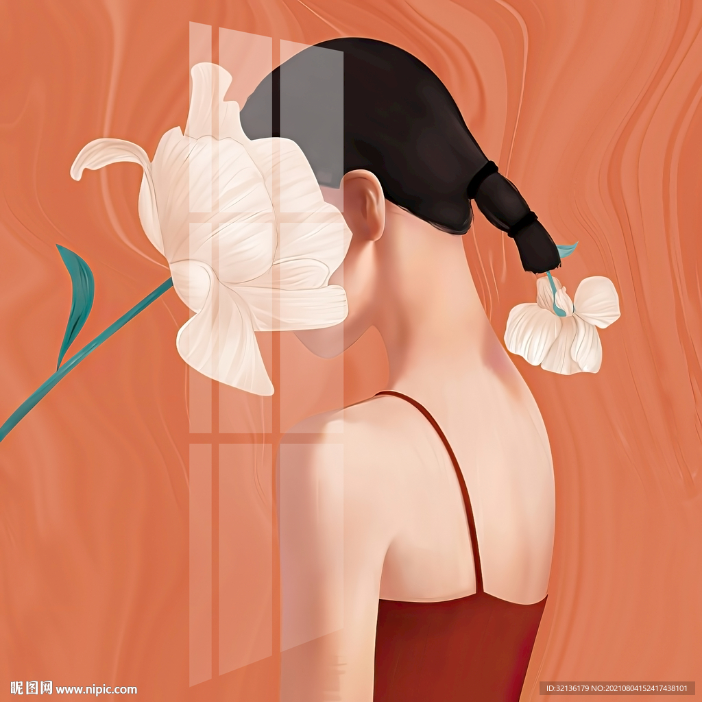 美女装饰画