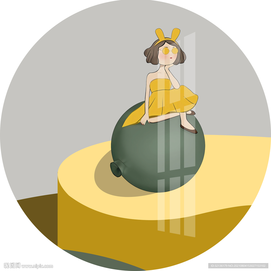 现代卡通人物装饰画
