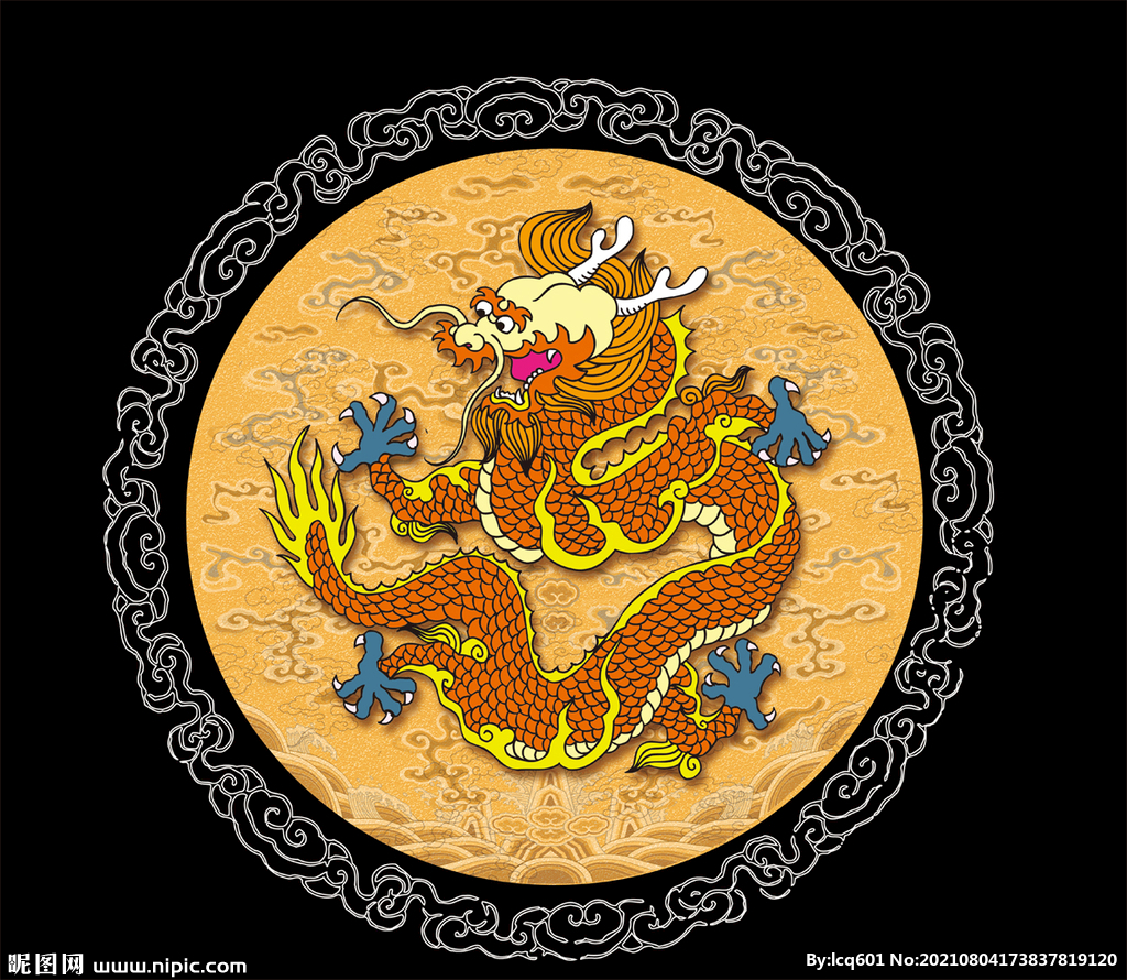 龙袍纹样 团龙图案