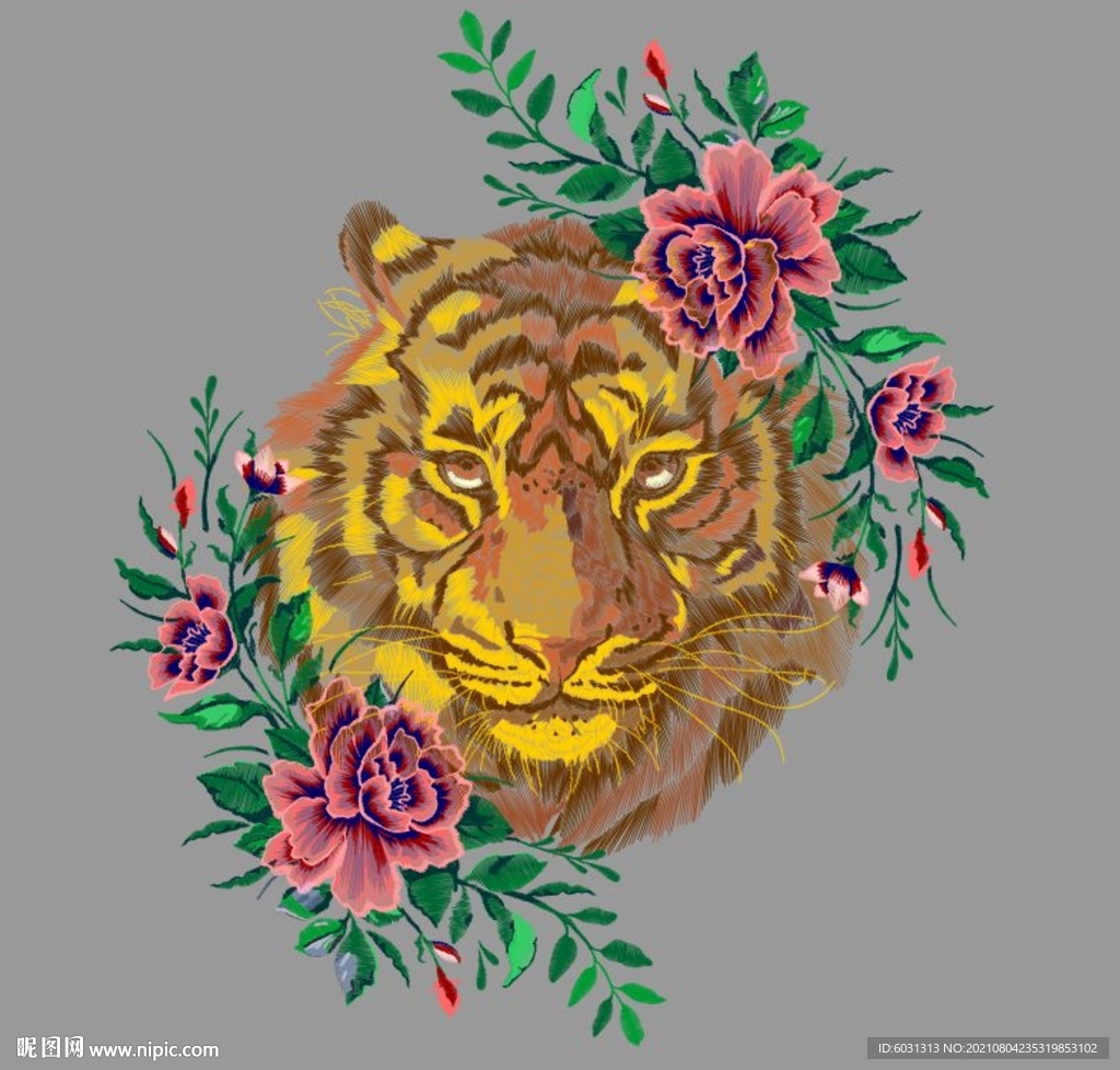 虎与花