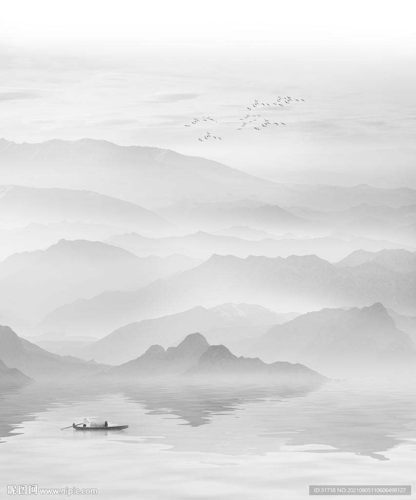 新中式山水画