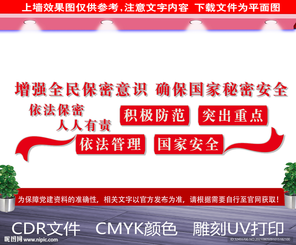 党管保密文化墙