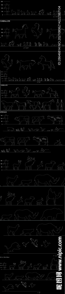 动物CAD图库