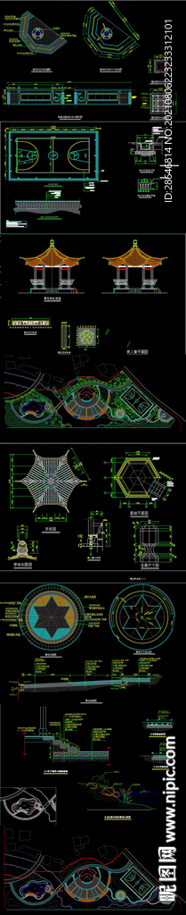 公园景观规划CAD图纸
