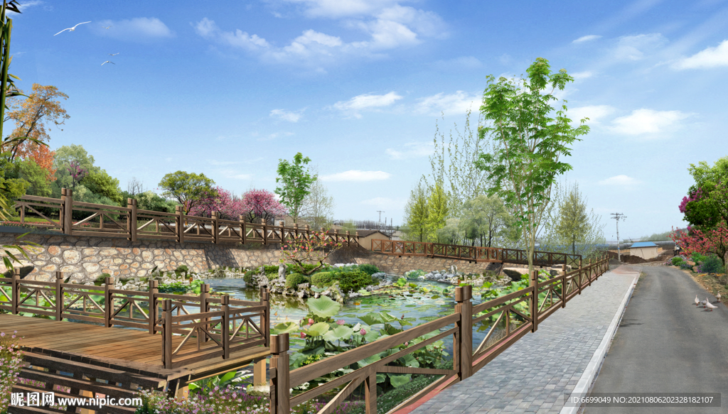中式园林 景观设计 绿化设计 