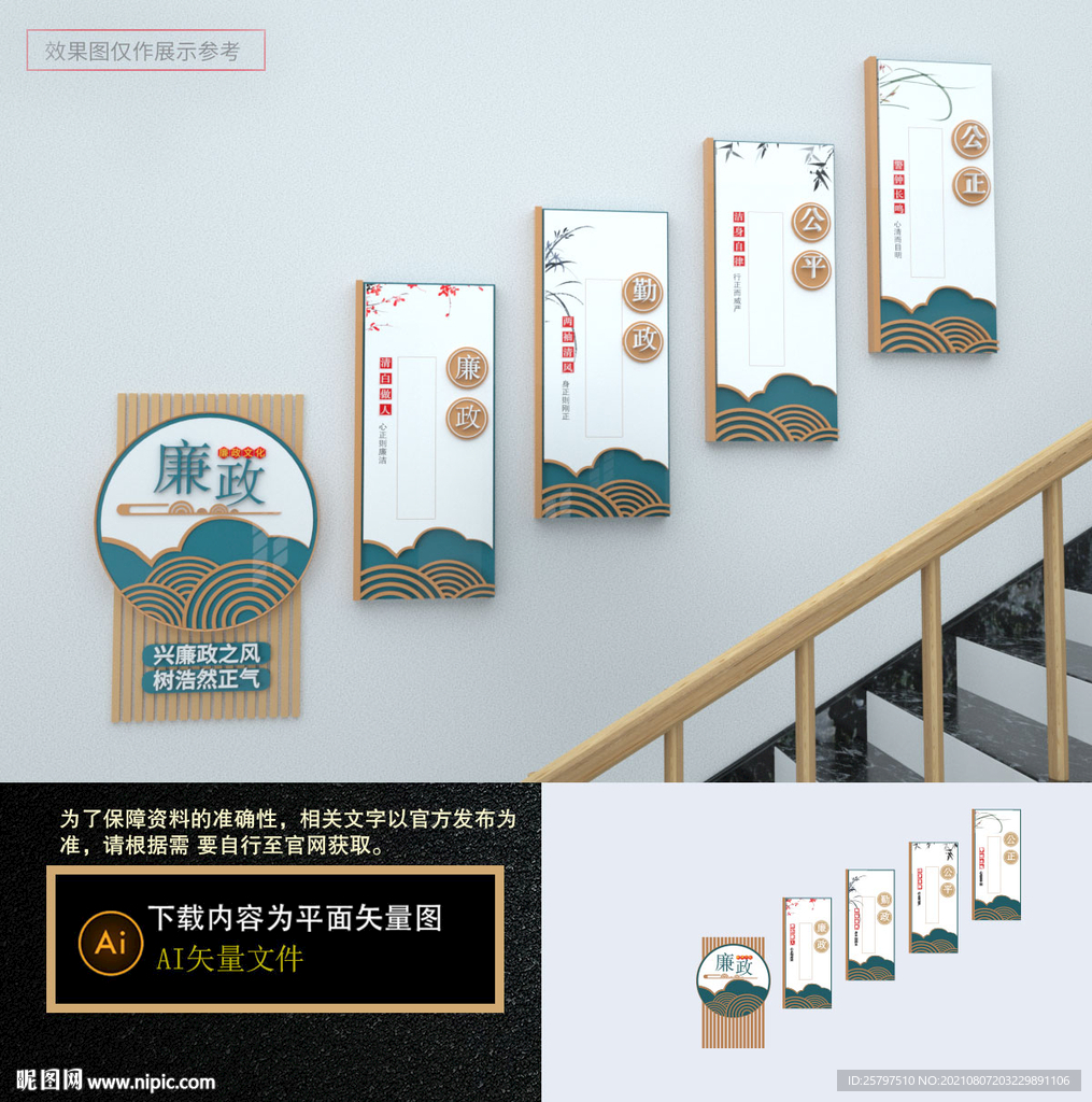 廉政楼梯文化墙