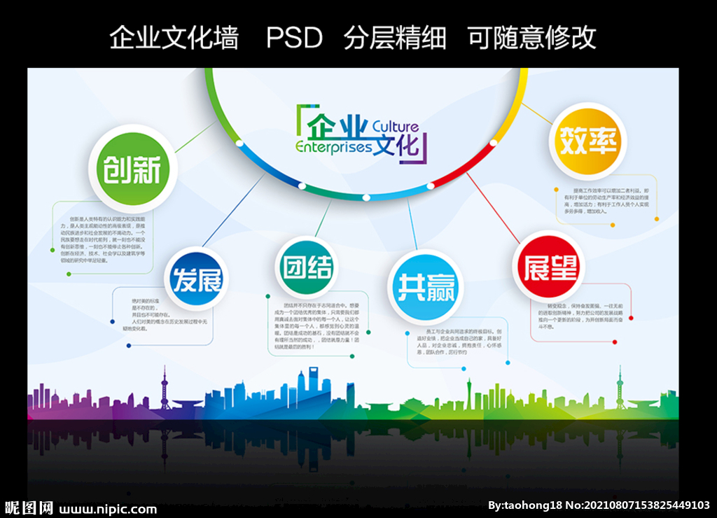 企业文化宣传展板设计