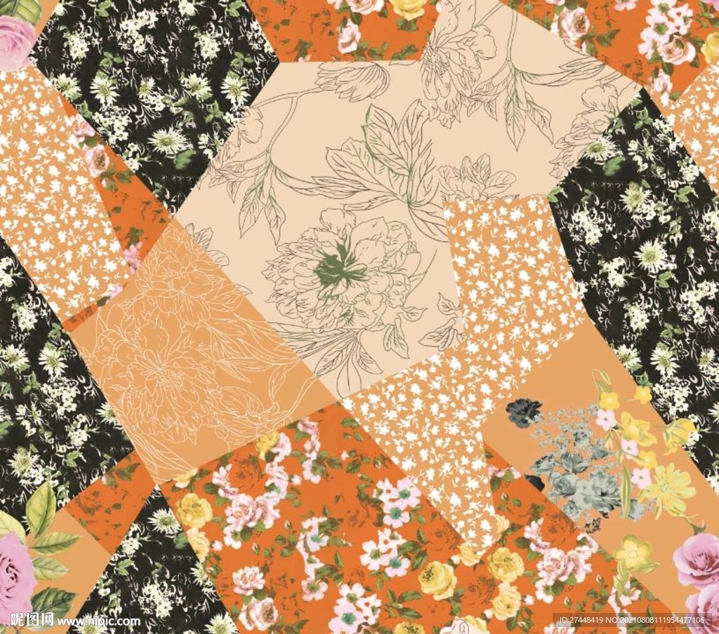 拼接花