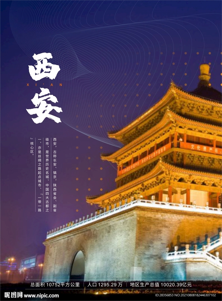 西安城市海报