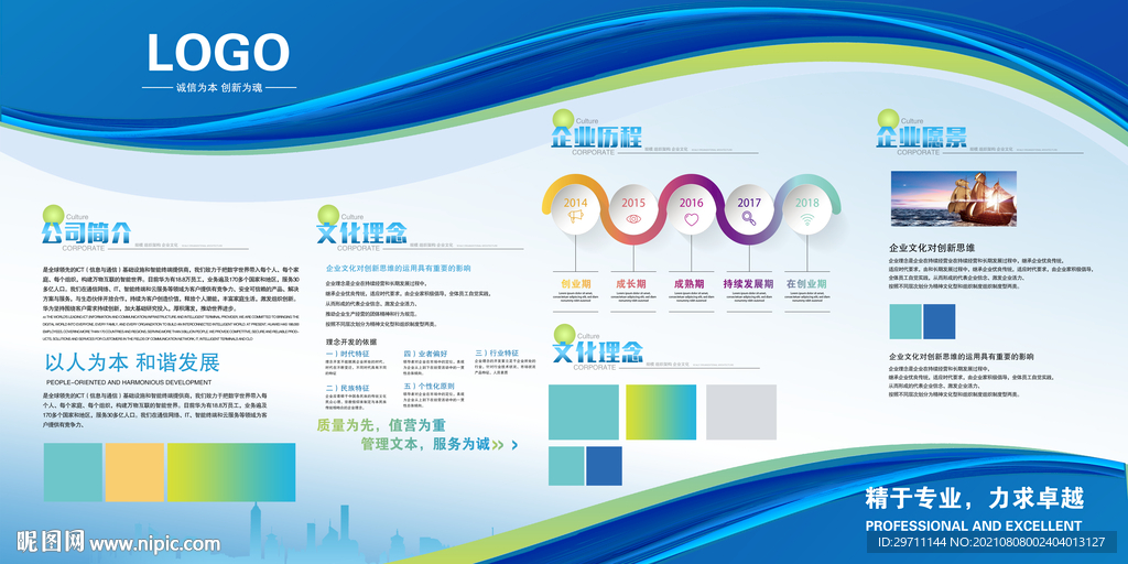 企业文化展板
