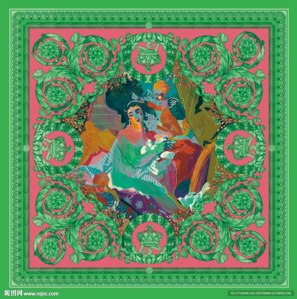 范思哲  方巾 丝巾