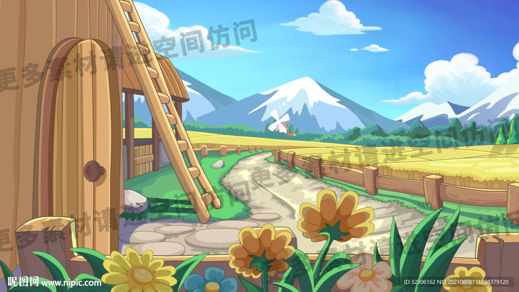 秋收风景