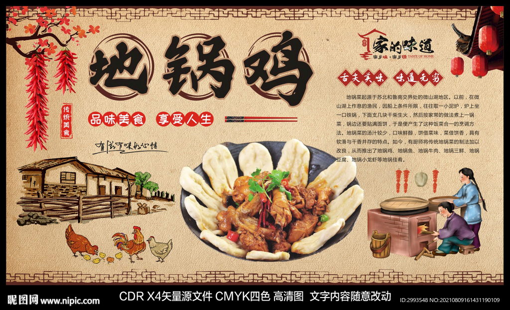 地锅鸡图片