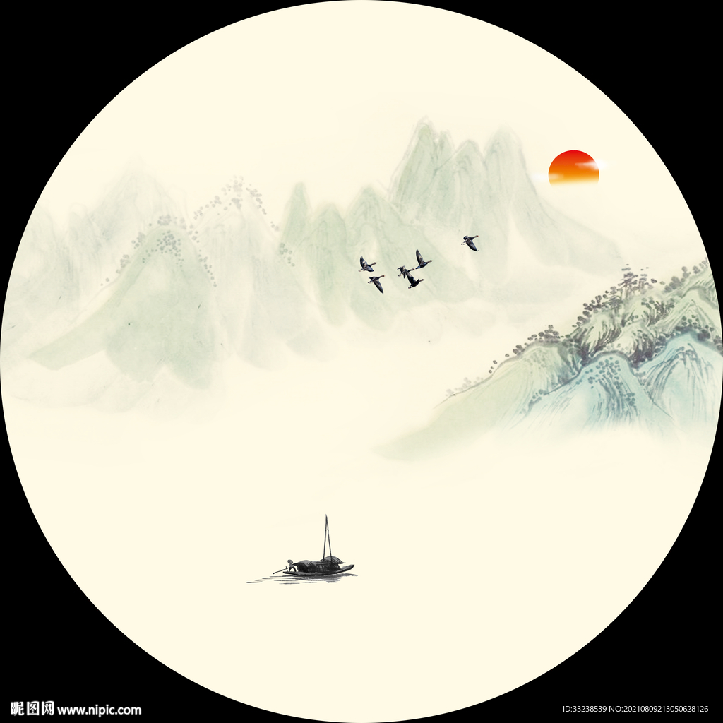 水墨山水 
