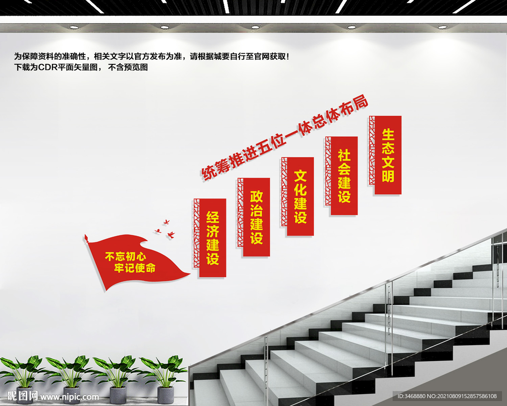 五位一体文化墙