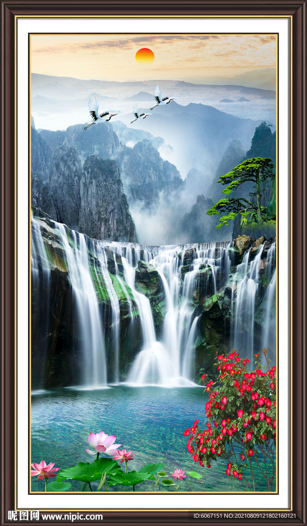 玄关山水画