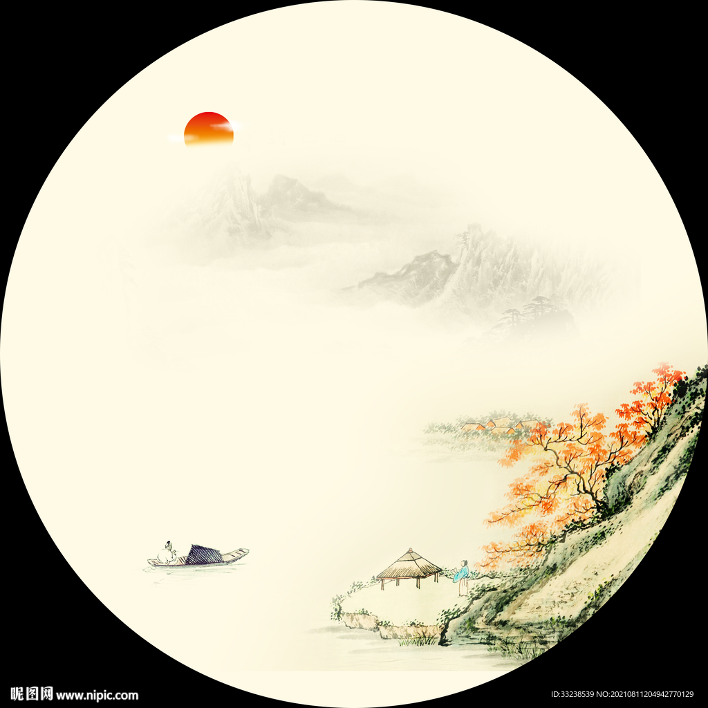 水墨山水 