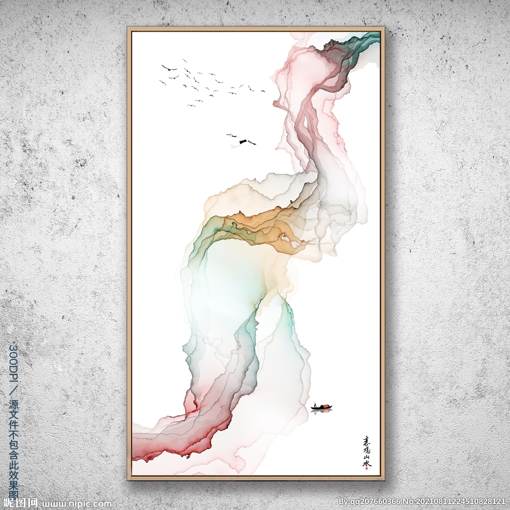 抽象油画