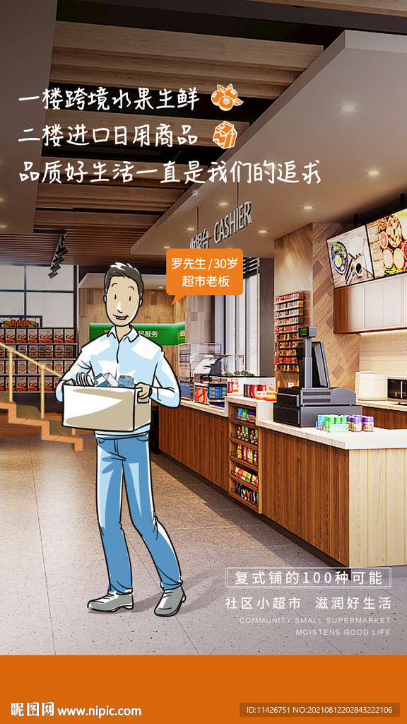 商铺海报－便利店