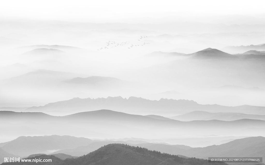 新中式山水画
