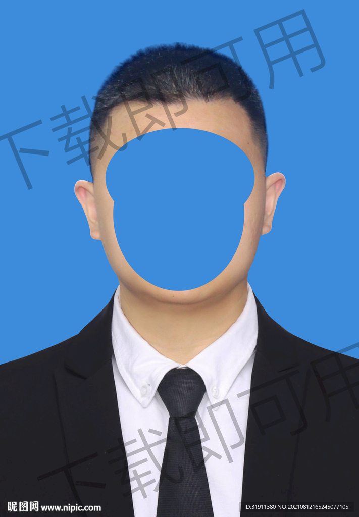 黑色领带西装