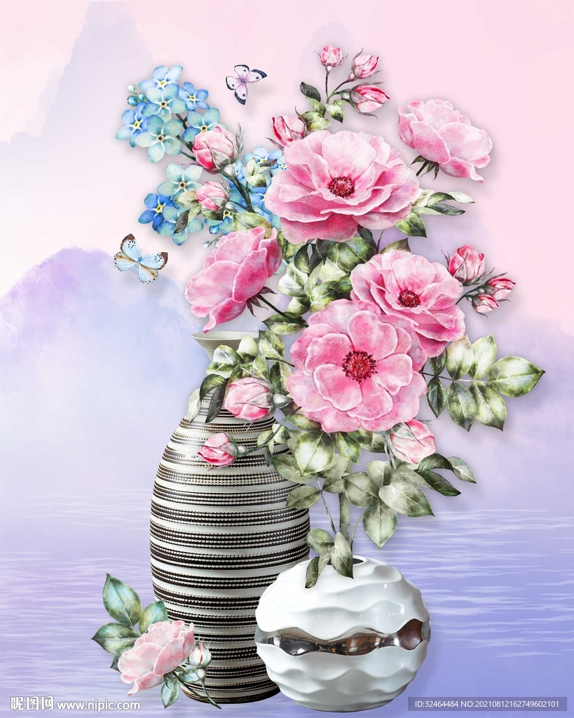 花瓶装饰画
