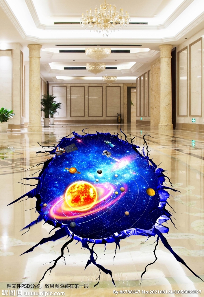 3D星空拍照地画