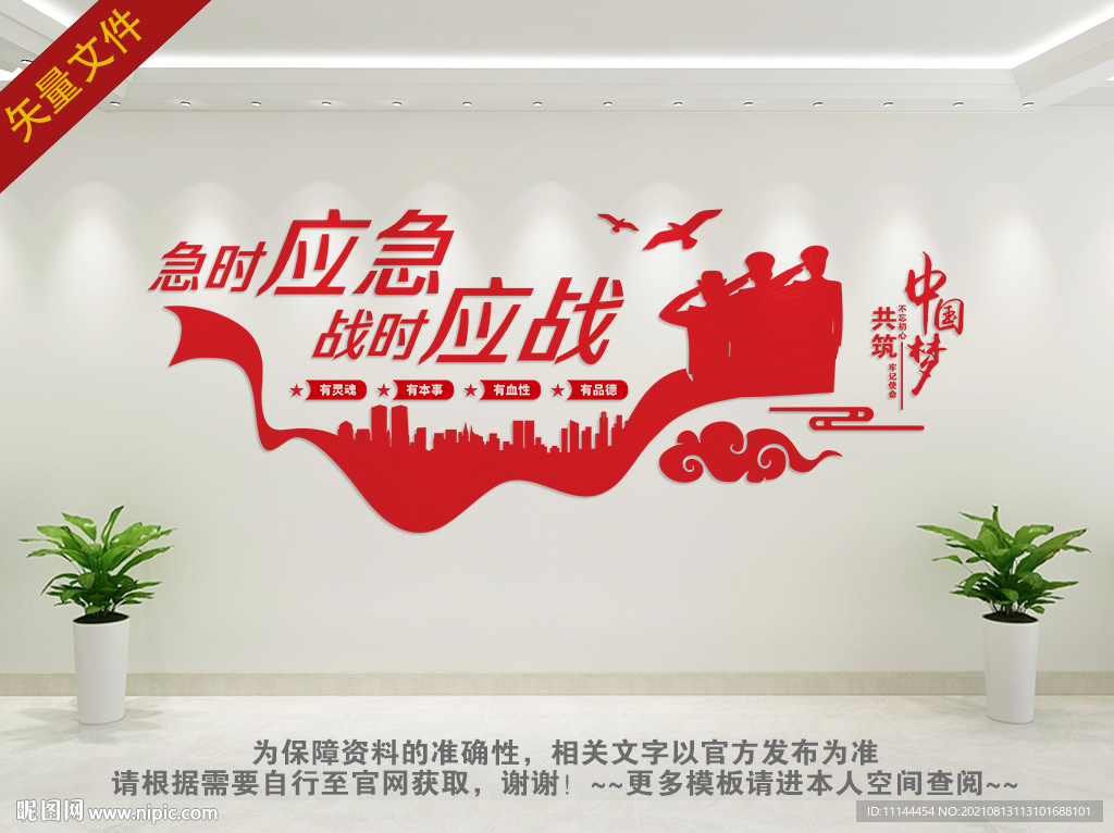急时应急 战时应战