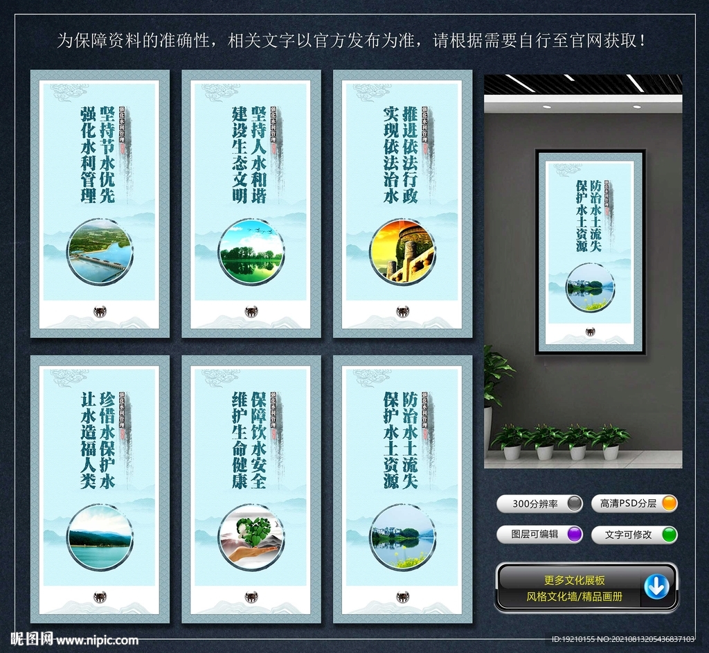 保护水资源宣传展板