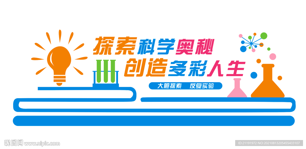 科学实践形象墙图片