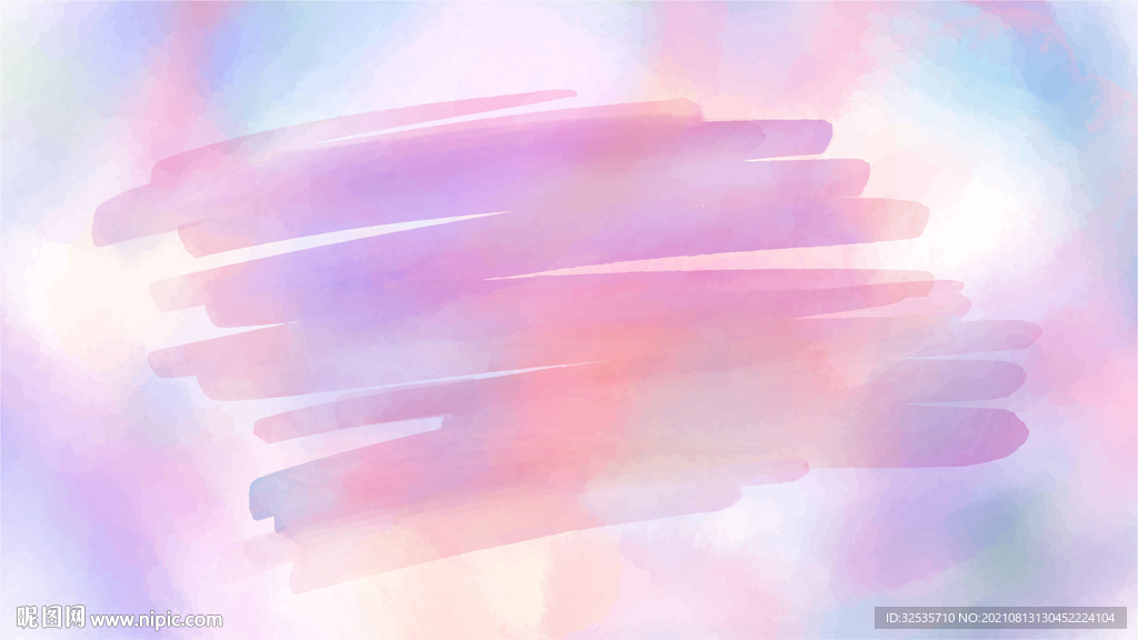 抽象柔和淡彩画
