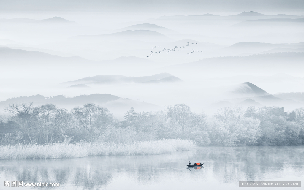 新中式山水画