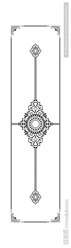 高清分层彩白彩平开门写真图