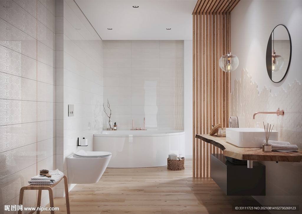 卫生间瓷砖效果图