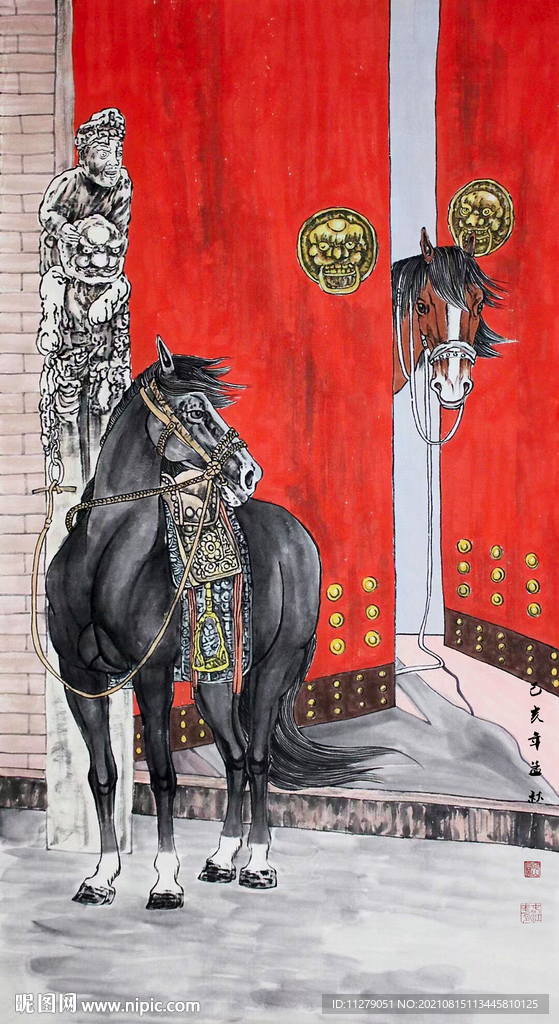 马装饰画
