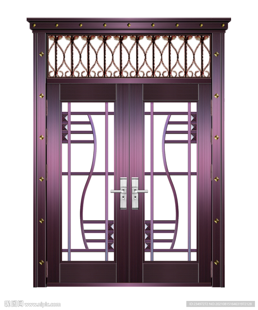  仿铜门 