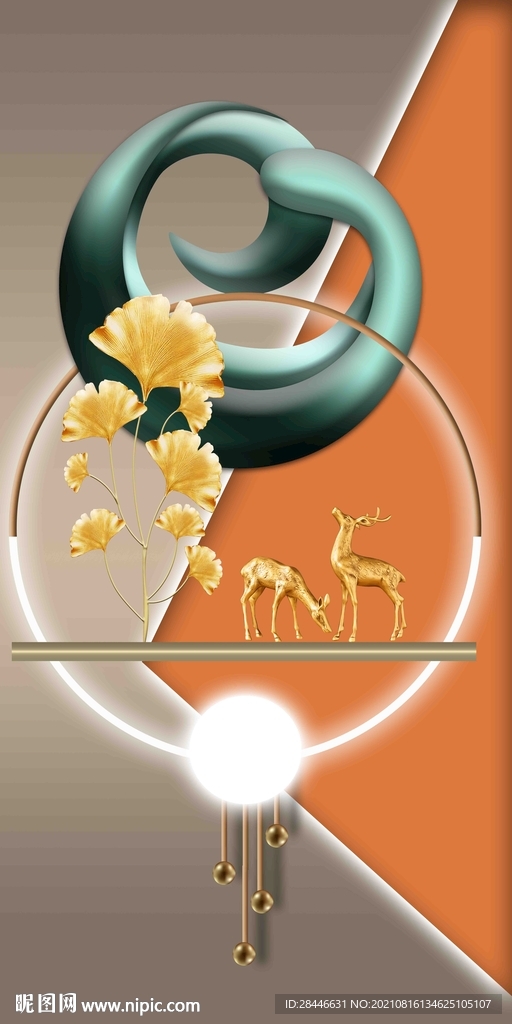 玄关装饰画背景墙