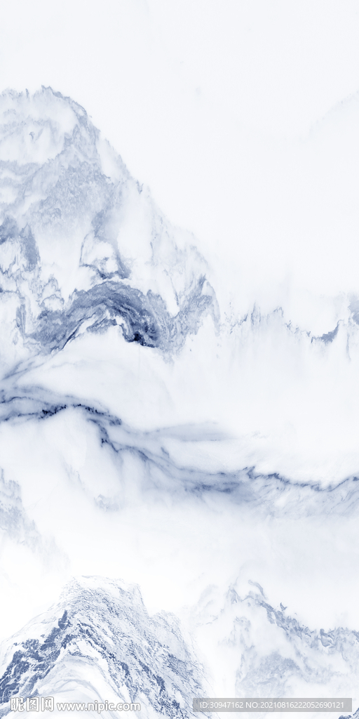 蓝色 最新版玄关 TIF分层画