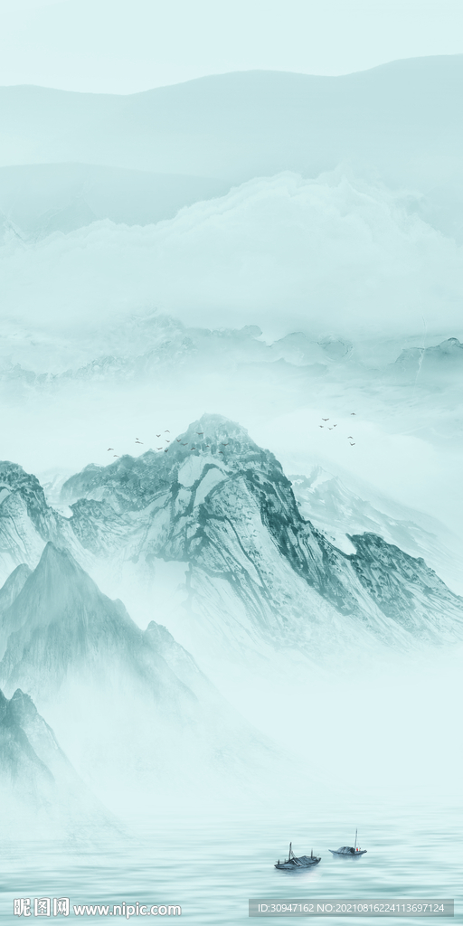 简约 新版玄关画 TIF分层