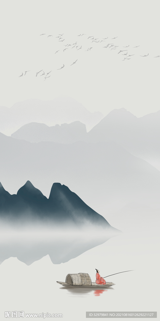 大气新玄关画 TIF分层图 