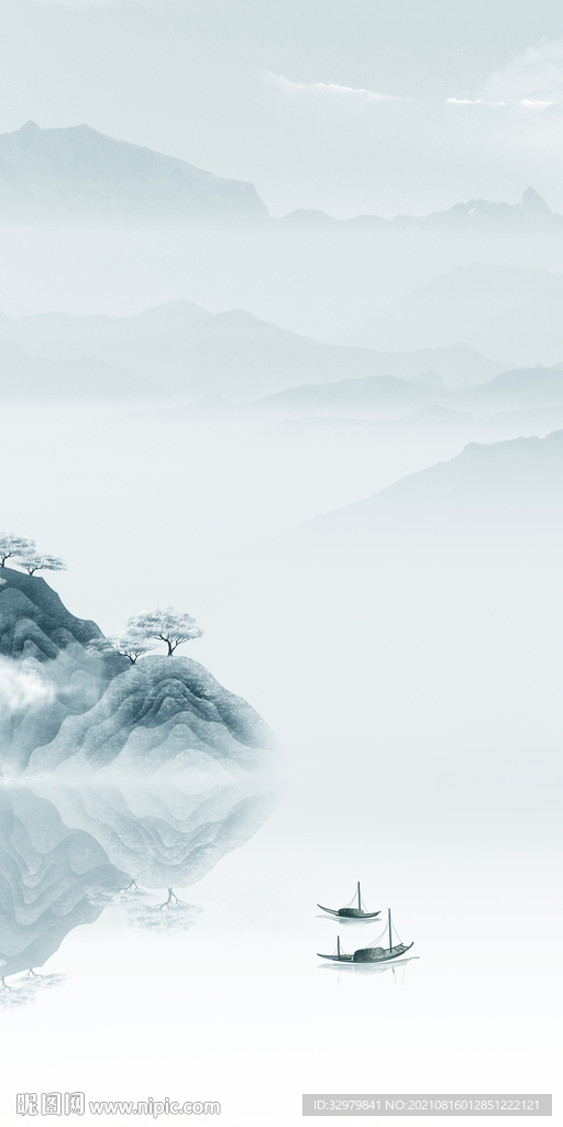 意境 新山水画 TIF分层图 