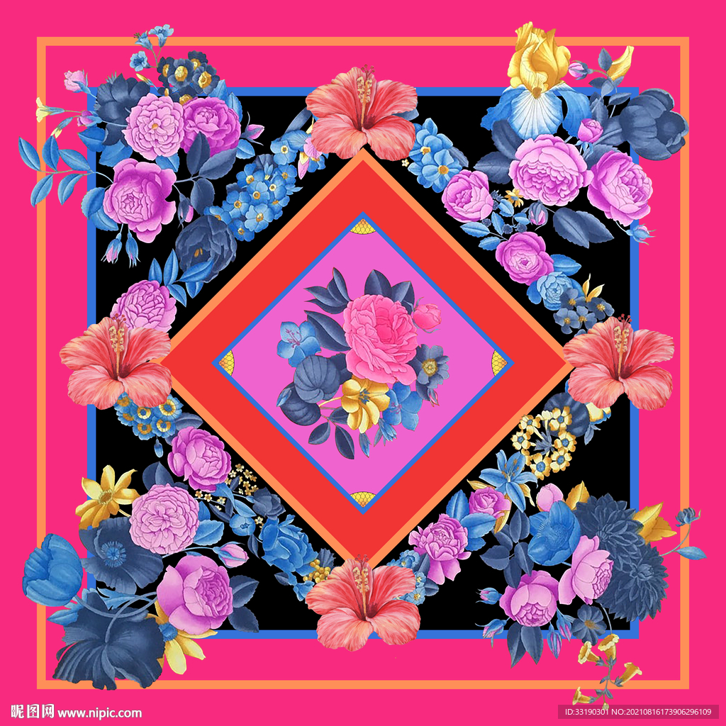 花方巾