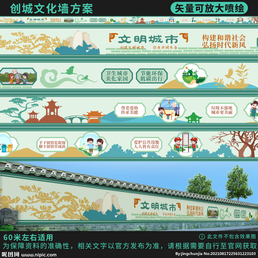 文明城市文化墙