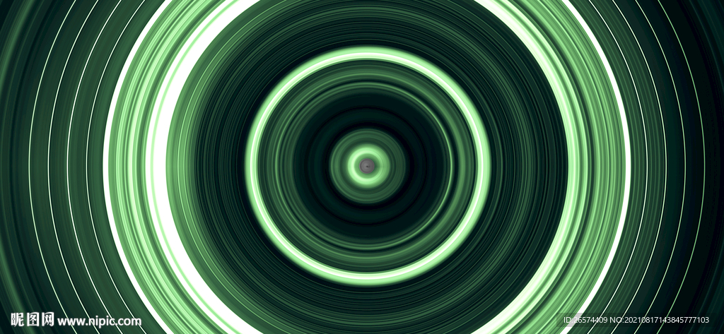 绿色圆圈背景