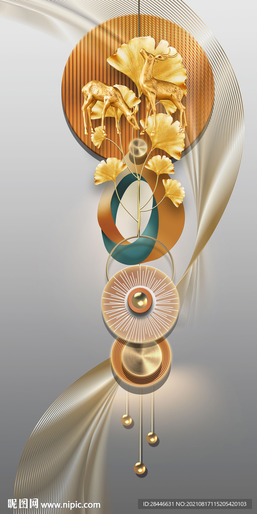 玄关装饰画背景墙