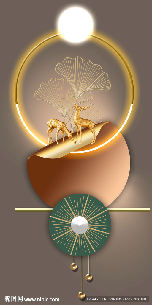 玄关装饰画背景墙