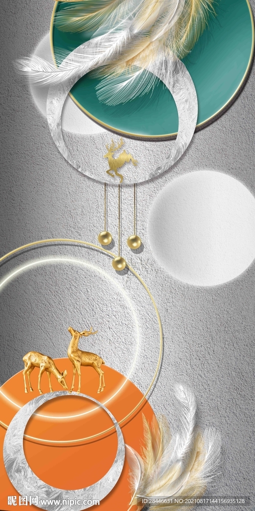 玄关装饰画背景墙