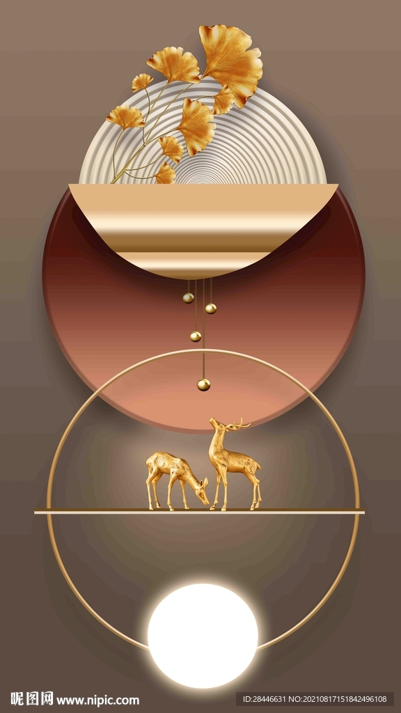 玄关装饰画背景墙